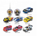 Mini Toys,Chenghai RC Car 1:63 4CH Mini RC Car with Light and football packing